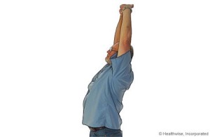 overhead stretch